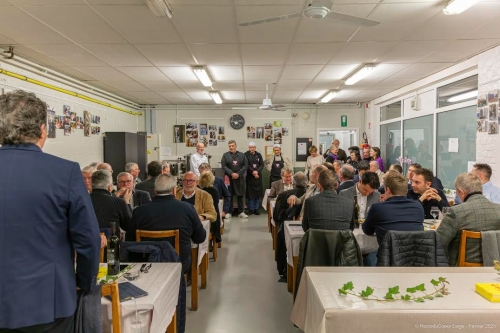 L'équipe de cuisine à l'honneur